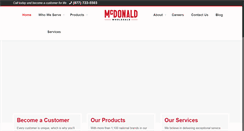 Desktop Screenshot of mcdonaldwhsl.com