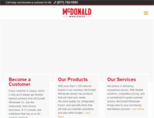 Tablet Screenshot of mcdonaldwhsl.com